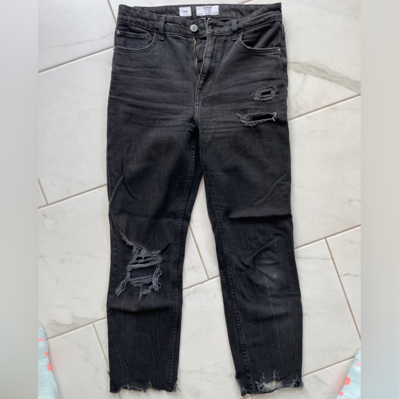 Black Bershka Jeans - Slim Cut - Picture 2 of 8
